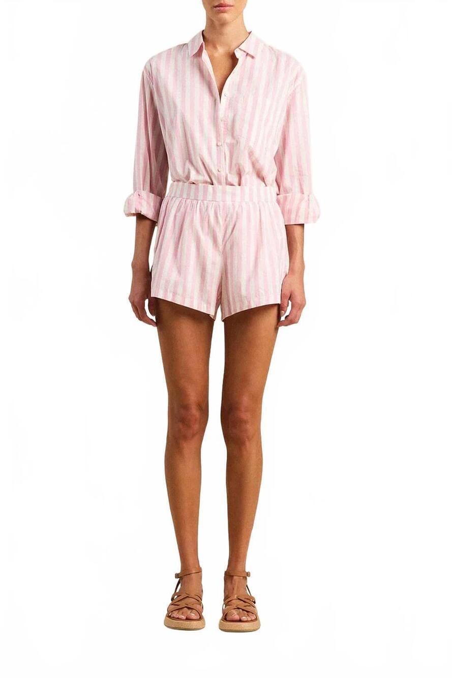 NEW TROVATA rhea short in pink stripe